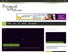 Tablet Screenshot of livingwithhealthyhunger.com